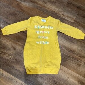 Old Navy Yellow Long Sleeve Tee - Kindness Grows From Within